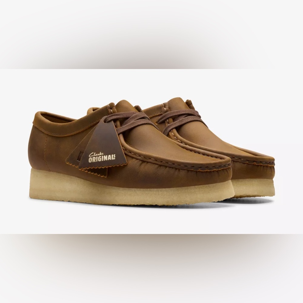 Clark’s Wallabees Brown Leather NWT Women’s Size 9 Brand New